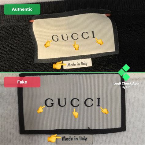 gucci tag real vs fake|authentic gucci tags.